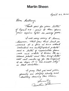 Martin Sheen Letter scaled